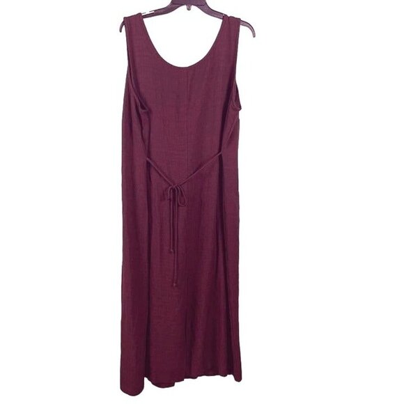 Women Sleeveless Round Neck Pullover Maxi Dress Size 22W - Picture 2 of 4